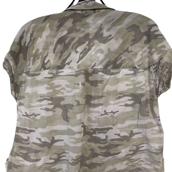LIGHT CAMMO COLLARED SHIRT / SZ: XL - Picture 1 of 4